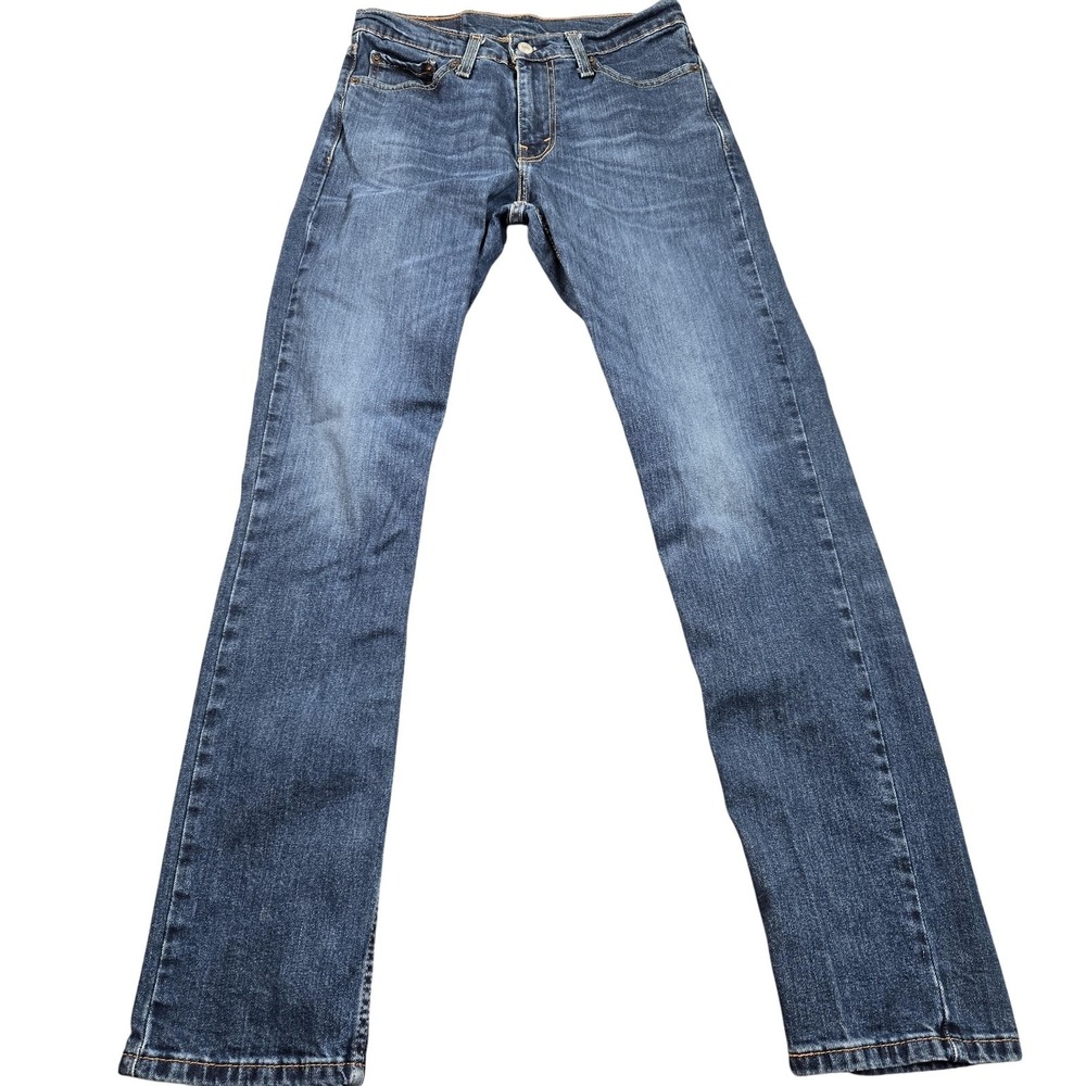 Levis 511 Jeans Mens 28x31 (tag 29x32) Blue Wash Slim Straight Stretch Denim